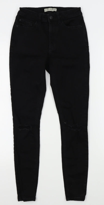 Denim Co Womens Black   Skinny Jeans Size 8 L26 in