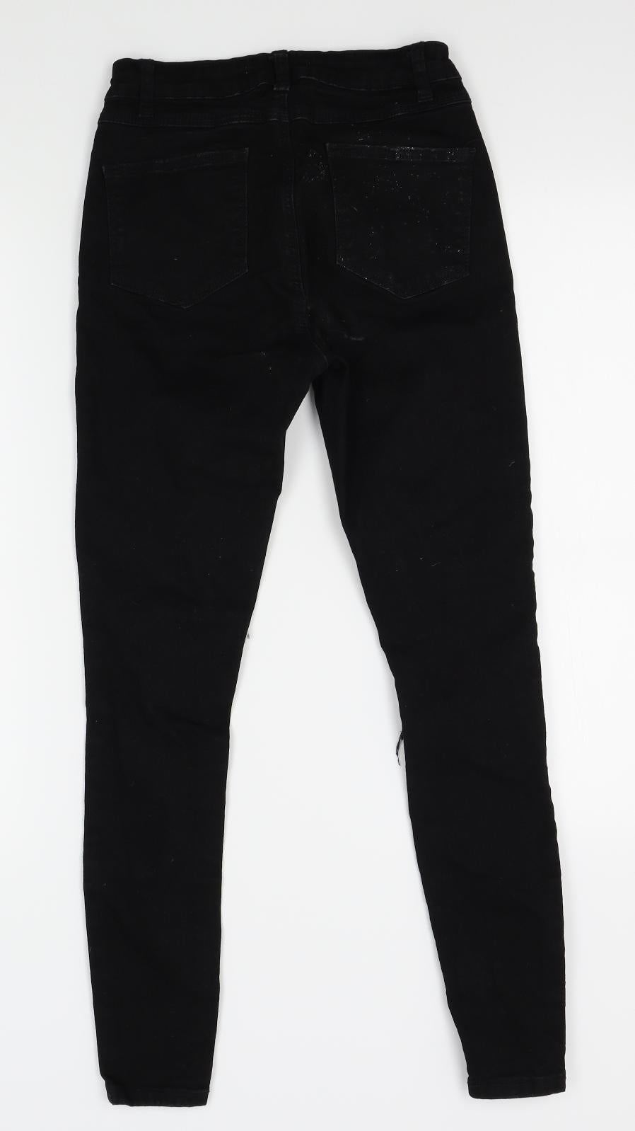 Denim Co Womens Black   Skinny Jeans Size 8 L26 in