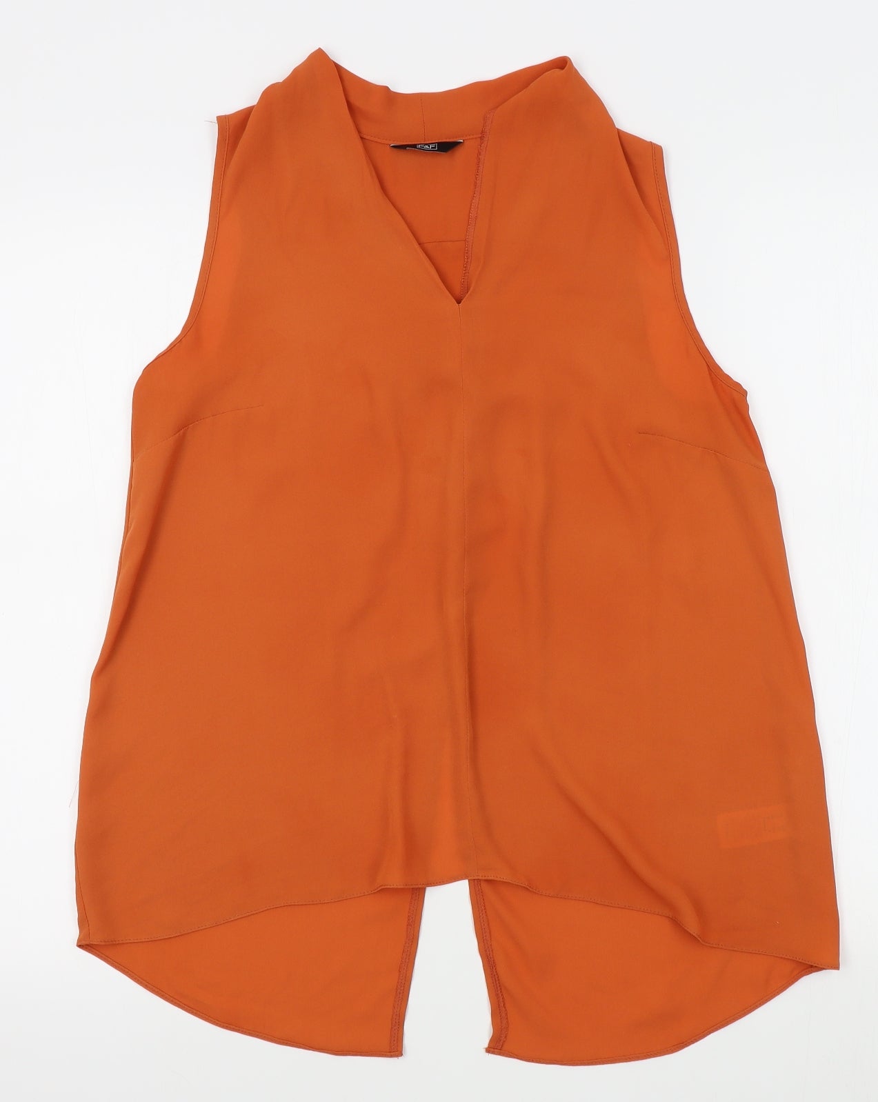 F&F Womens Orange   Basic Blouse Size 12