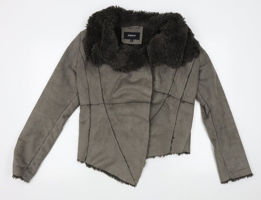 Papaya Womens Beige   Jacket  Size 12