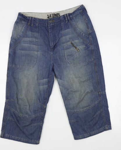 Denim co Womens Blue   Straight Jeans Size 34  - 3/4 length