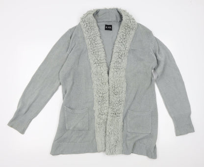 b. you Womens Grey   Cardigan Jumper Size 10
