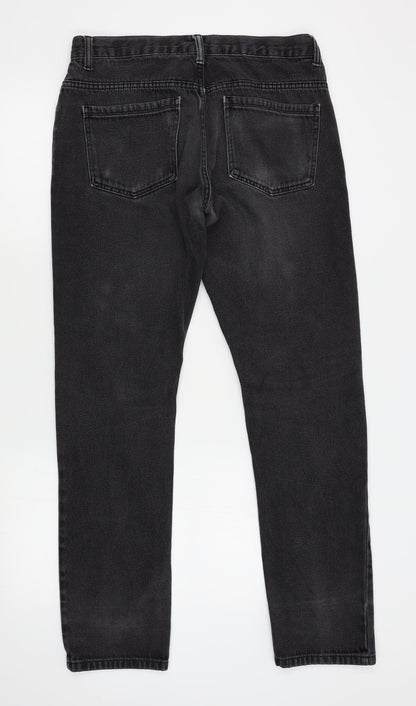 Denim co Womens Grey   Straight Jeans Size 32 L30 in