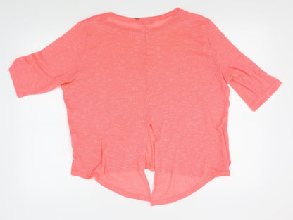 Womens UK Size 18 Atmosphere Pink Basic Blouse
