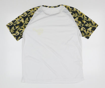 Preworn Mens White    T-Shirt Size XL