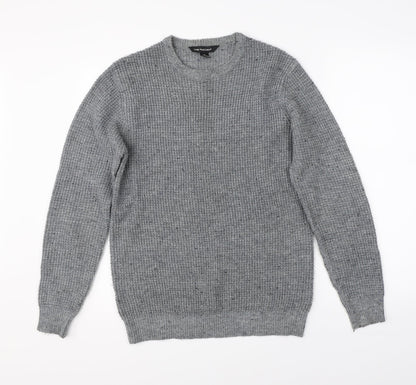 Cedar Wood State Mens Grey  Knit Pullover Jumper Size XS