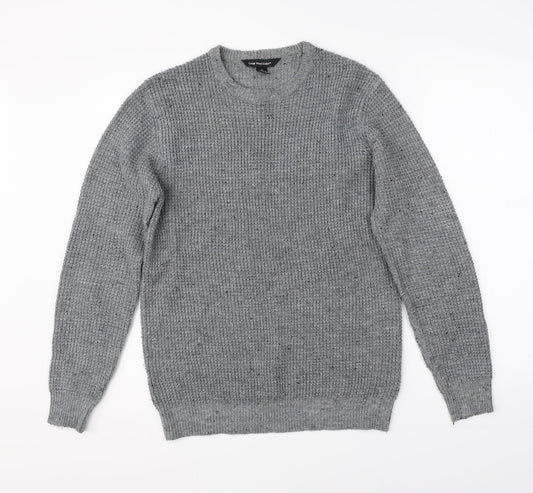 Cedar Wood State Mens Grey  Knit Pullover Jumper Size XS