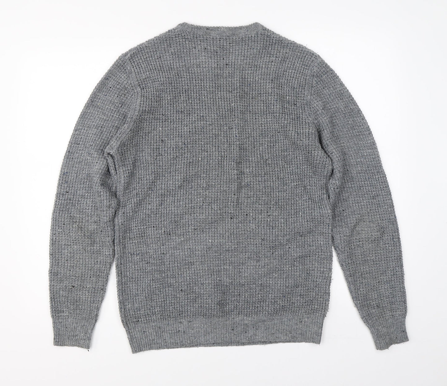 Cedar Wood State Mens Grey  Knit Pullover Jumper Size XS