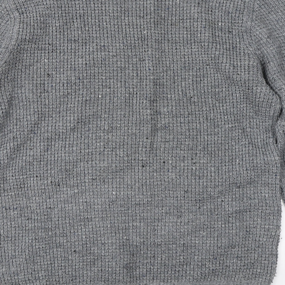Cedar Wood State Mens Grey  Knit Pullover Jumper Size XS