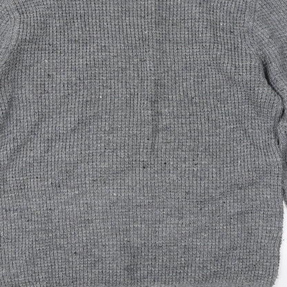 Cedar Wood State Mens Grey  Knit Pullover Jumper Size XS