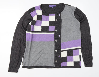 Autonomy Womens Grey   Pullover Jumper Size L