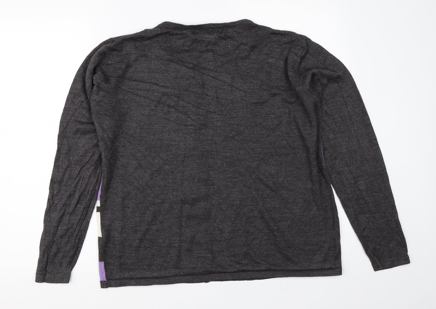 Autonomy Womens Grey   Pullover Jumper Size L