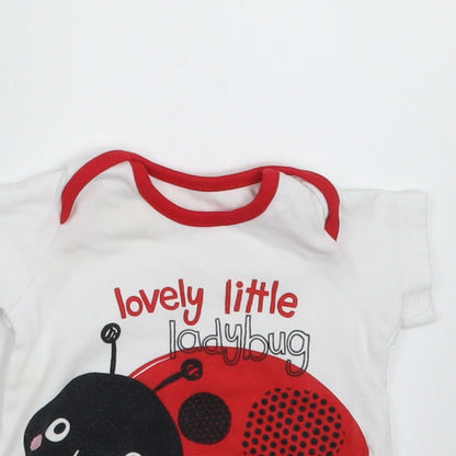 George Girls White   Dress Set Outfit/Set Size 6-9 Months