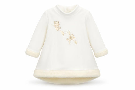 COCO Girls White   A-Line  Size 3-6 Months