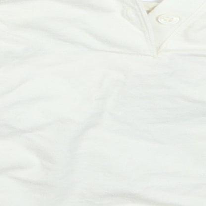 Mini Club Girls Ivory   Basic T-Shirt Size 6-9 Months