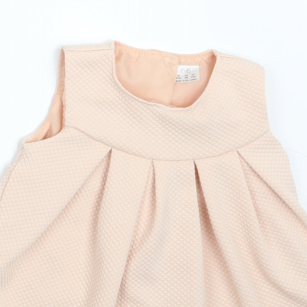 F&F Girls Pink   A-Line  Size 6-9 Months