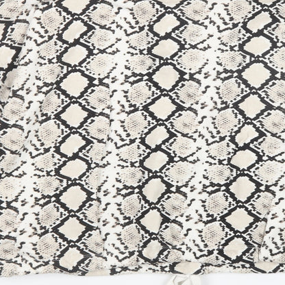 Lefties Womens Beige Animal Print  Pullover Jumper Size M