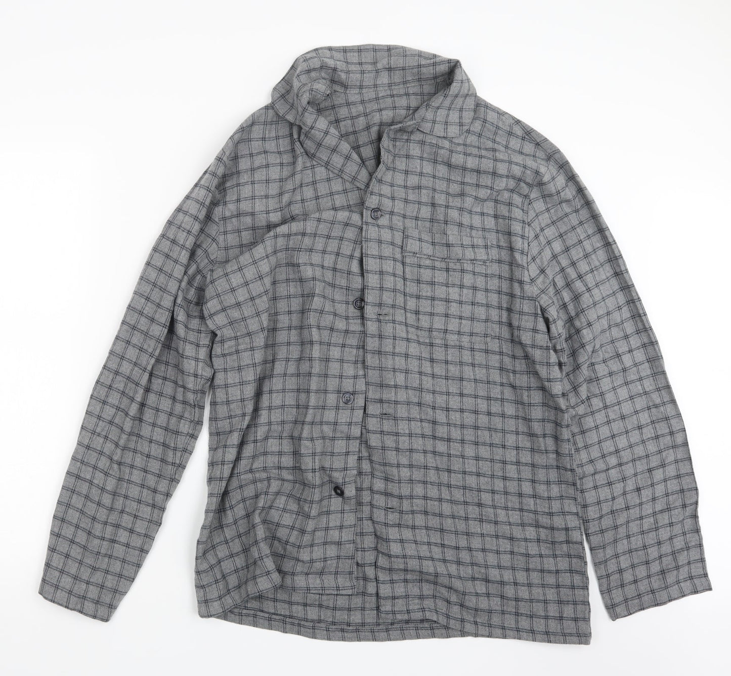 George Mens Clear    Button-Up Size M