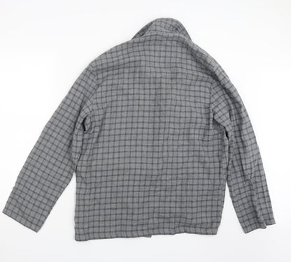 George Mens Clear    Button-Up Size M