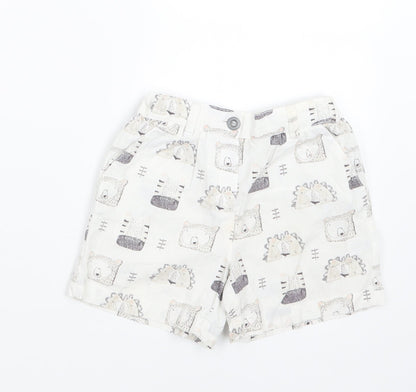 NEXT Girls  Geometric  Cropped Trousers Size 2-3 Years
