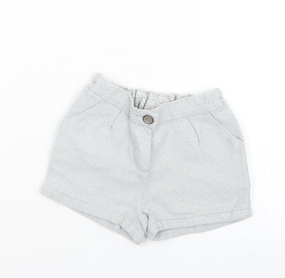 NEXT Girls Grey   Cropped Trousers Size 2-3 Years