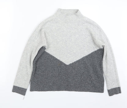 Marks and Spencer Womens Grey  Knit Pullover Jumper Size M