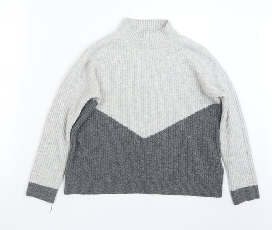 Marks and Spencer Womens Grey  Knit Pullover Jumper Size M
