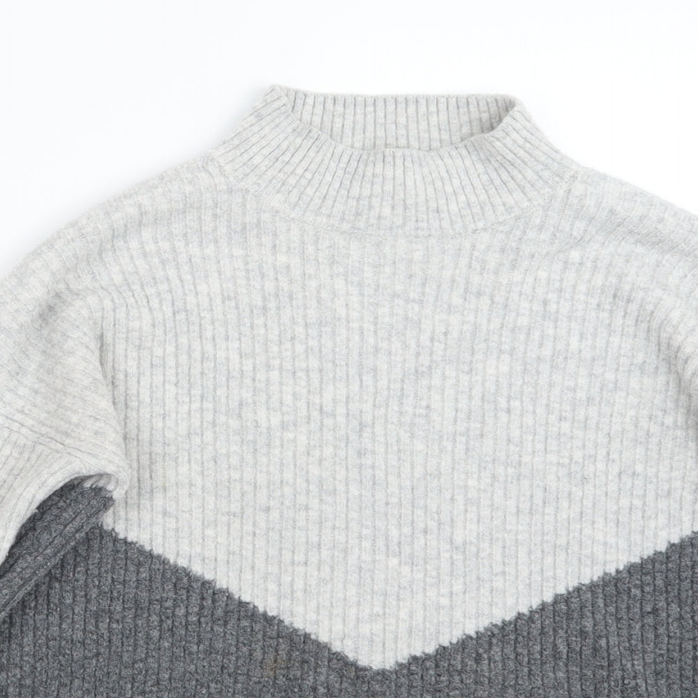 Marks and Spencer Womens Grey  Knit Pullover Jumper Size M