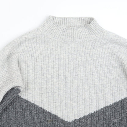 Marks and Spencer Womens Grey  Knit Pullover Jumper Size M