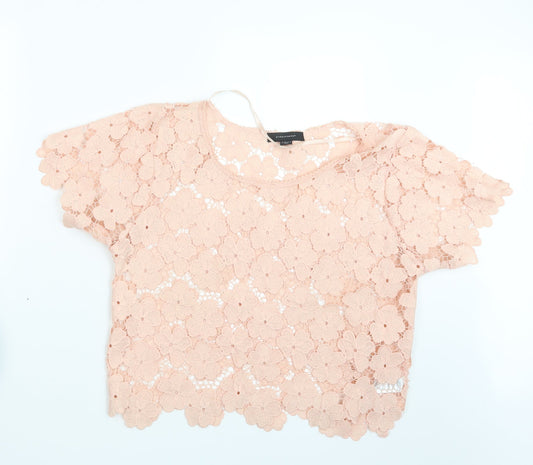 Womens UK Size 14 Atmosphere Pink Basic Blouse