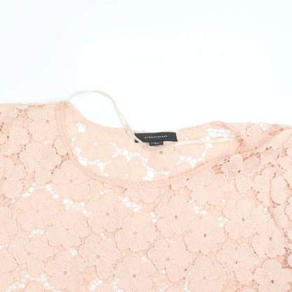 Womens UK Size 14 Atmosphere Pink Basic Blouse