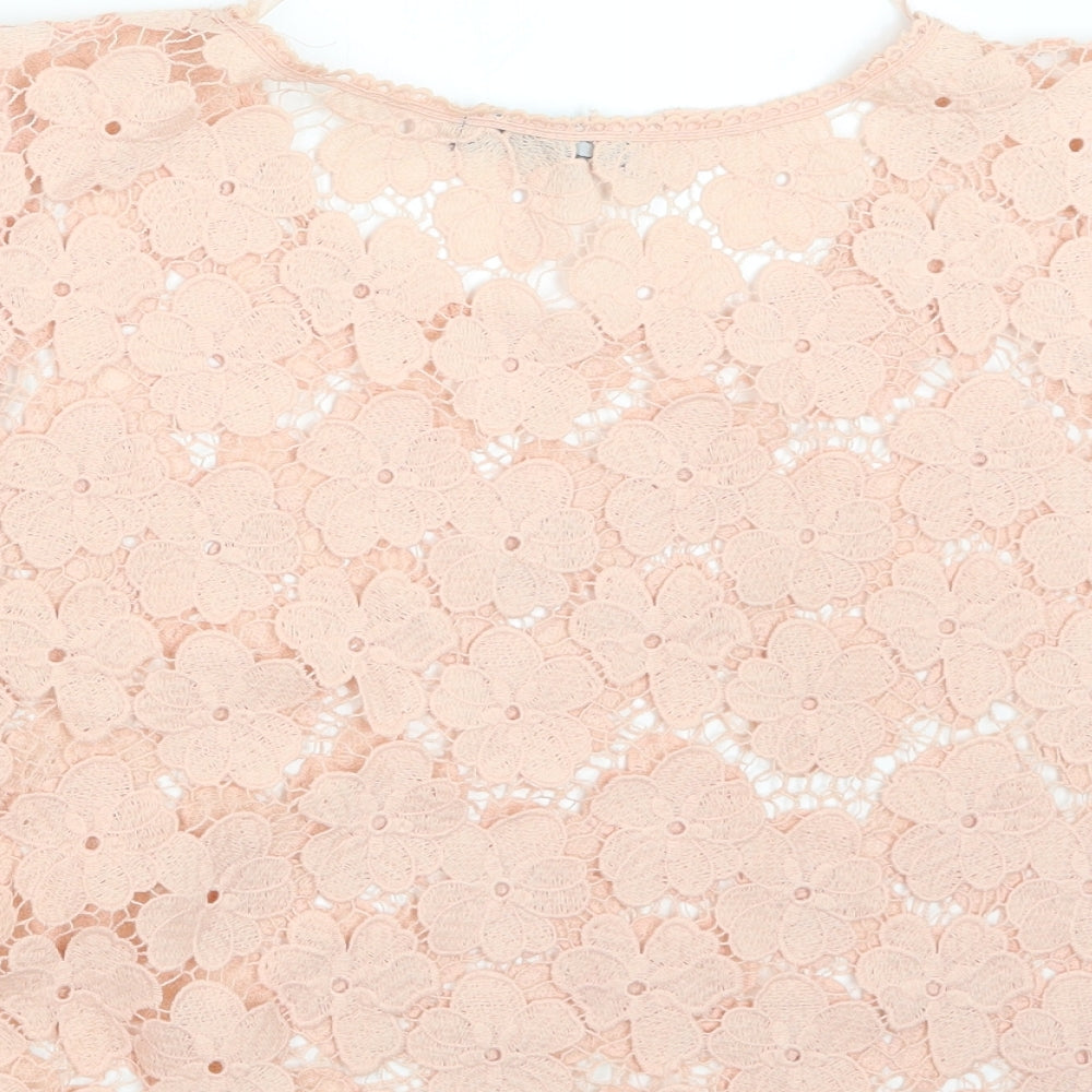 Womens UK Size 14 Atmosphere Pink Basic Blouse
