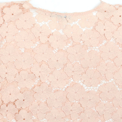 Womens UK Size 14 Atmosphere Pink Basic Blouse