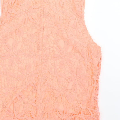 Womens UK Size 14 Select Orange Basic Blouse