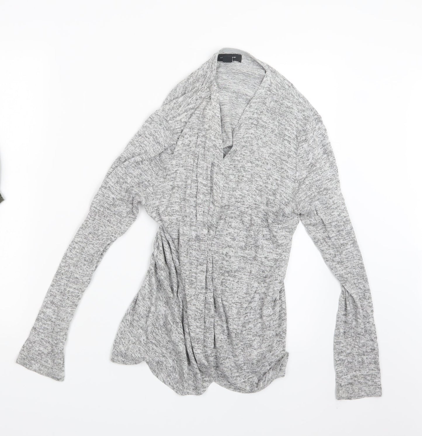 Womens UK Size 10 Atmosphere Grey Cardigan Jumper