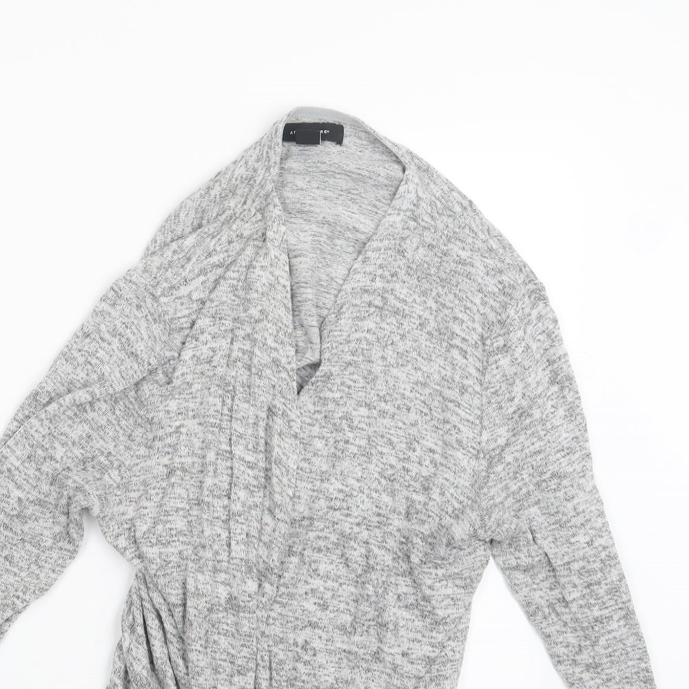 Womens UK Size 10 Atmosphere Grey Cardigan Jumper