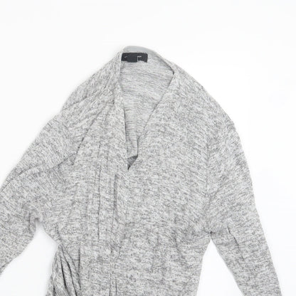 Womens UK Size 10 Atmosphere Grey Cardigan Jumper