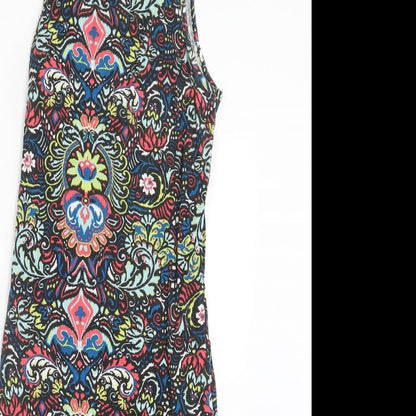 Atmosphere Womens Black Geometric  Pencil Dress  Size 8