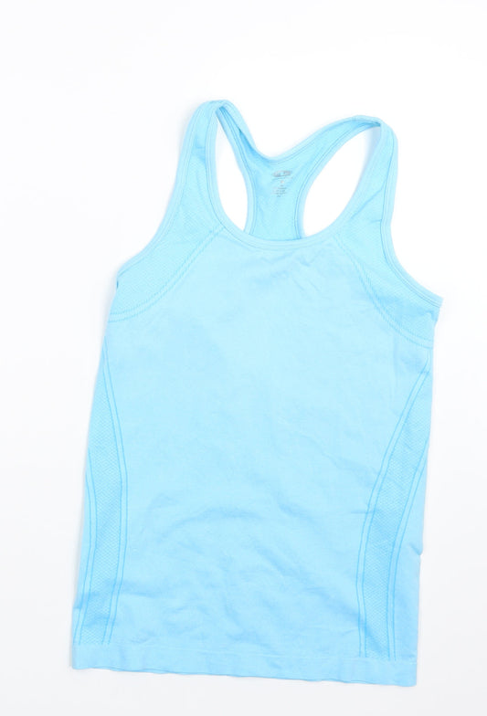 Athletic Works Womens Blue   Basic Tank Size S