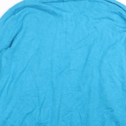 George Womens Blue  Knit Pullover Jumper Size 14