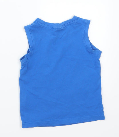 Preworn Girls Blue   Basic Tank Size 3 Years  - Teenage Mutant Ninja Turtles