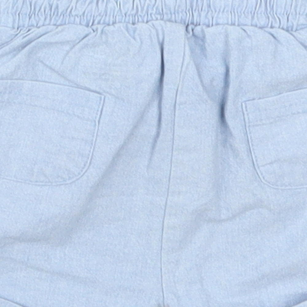 mamas & papas Baby Blue   Cropped Trousers Size 0-3 Months