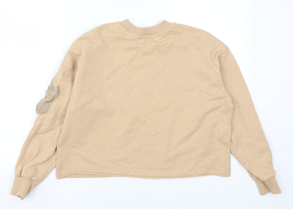 River Island Girls Beige   Pullover Sweatshirt Size 11-12 Years  - Studio Couture Paris