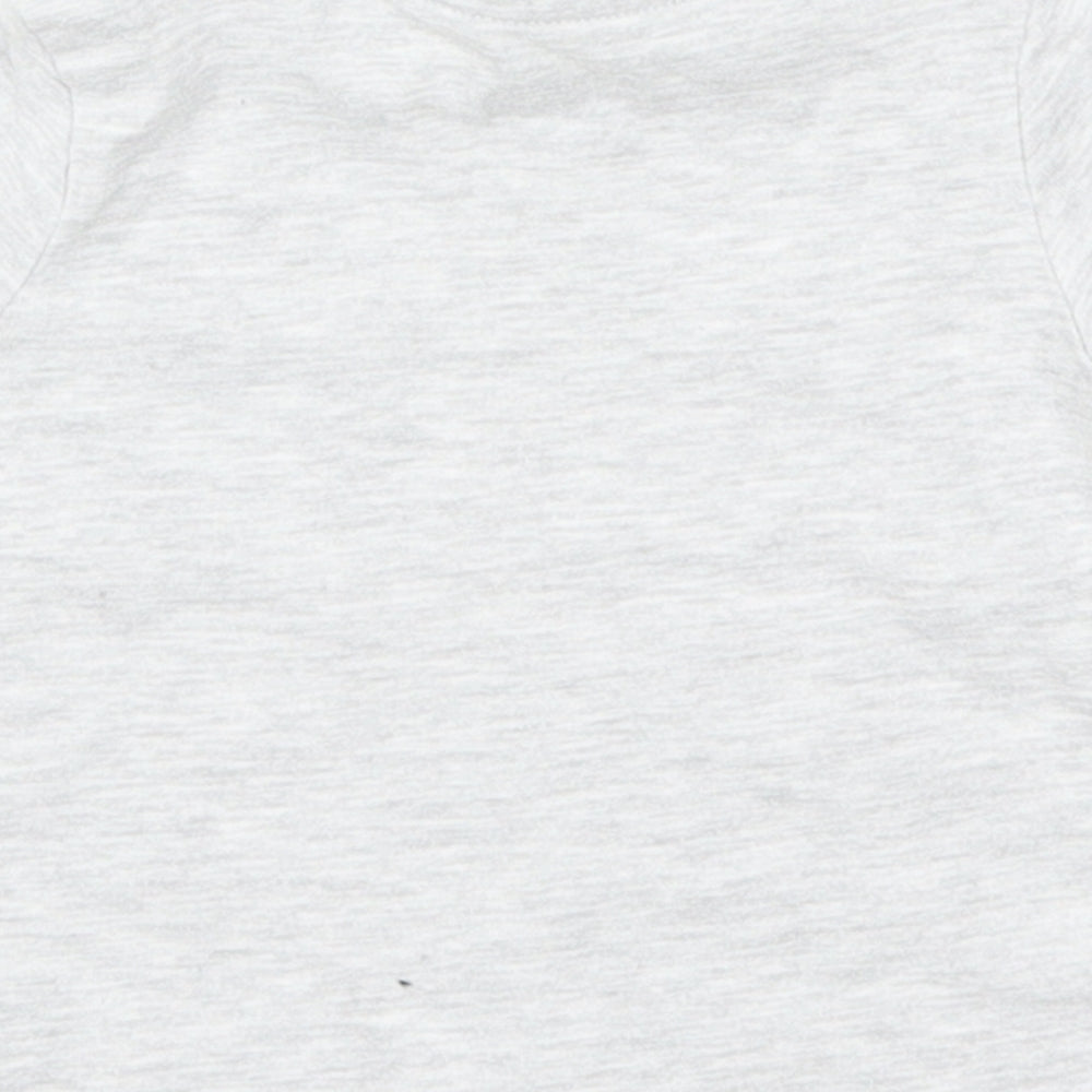 F&F Girls Grey   Basic T-Shirt Size 0-3 Months  - Together Forever