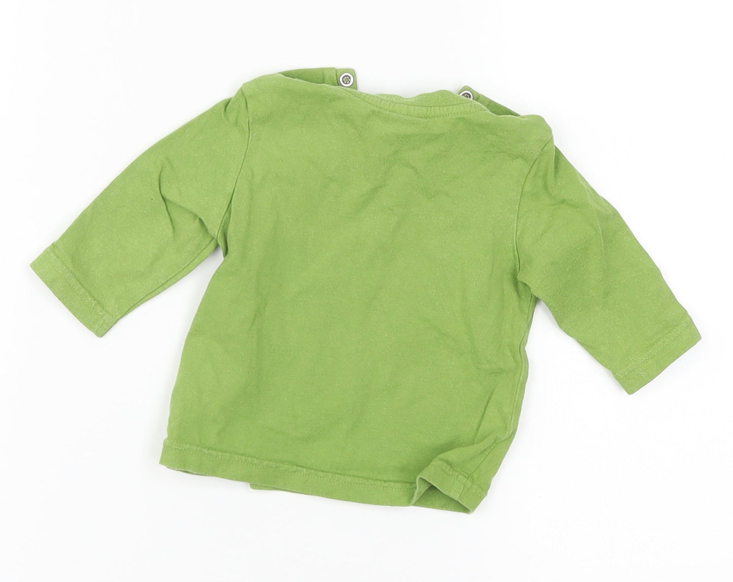 TU Girls Green   Basic T-Shirt Size 3-6 Months  - Tree Bear