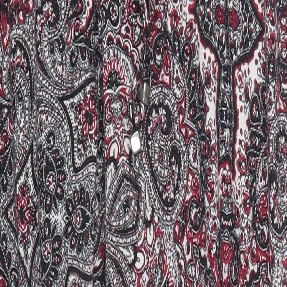 Amosphere Womens Red Paisley  Trousers  Size 8 L26 in