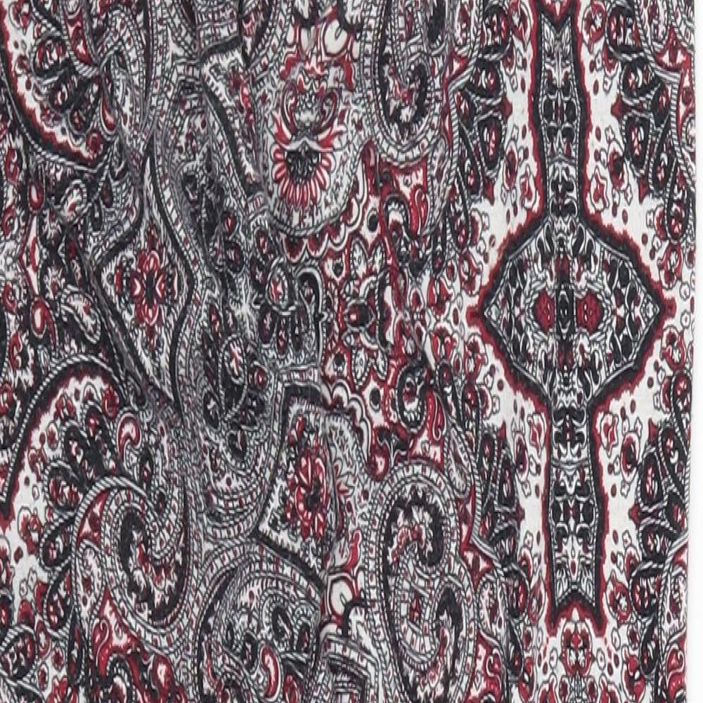Amosphere Womens Red Paisley  Trousers  Size 8 L26 in
