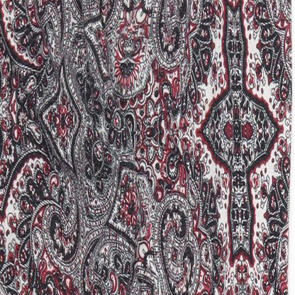 Amosphere Womens Red Paisley  Trousers  Size 8 L26 in