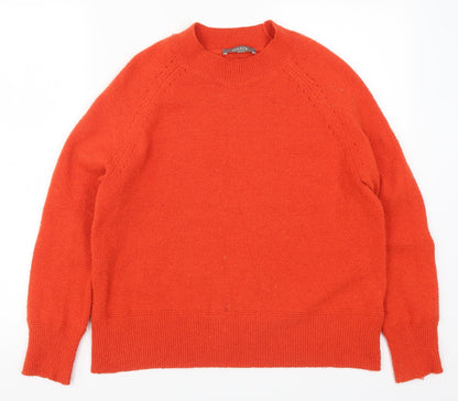 Oasis Womens Red  Knit Pullover Jumper Size S