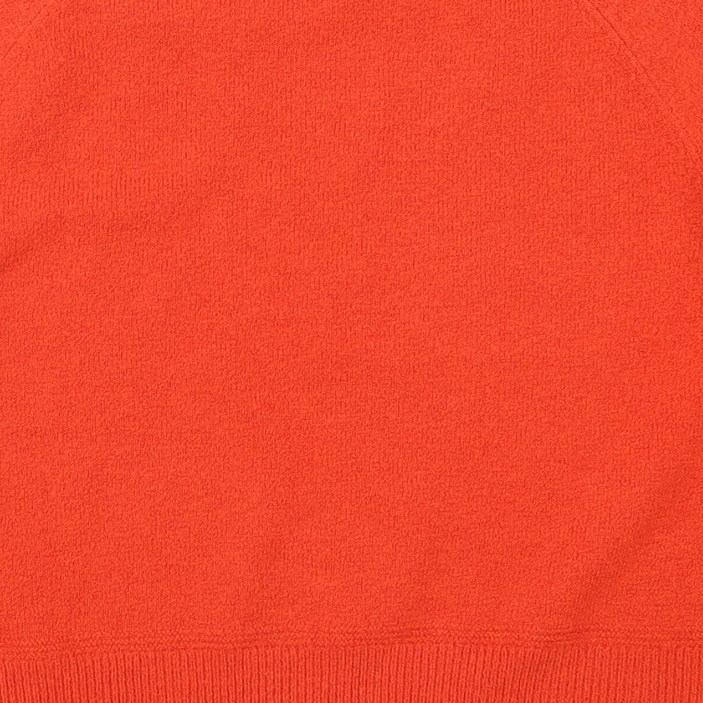 Oasis Womens Red  Knit Pullover Jumper Size S